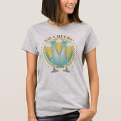 Champagneglazen T-shirt (Voorkant)