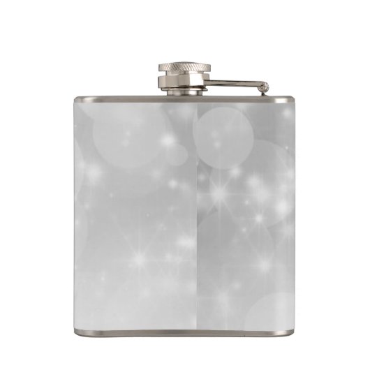 Champagneglazen Vieren Goud op Zilver Heupfles (Achterkant)