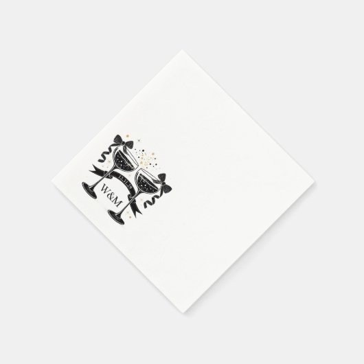 Champagnekom Servet (Hoek)