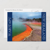 champagnepool briefkaart (Voorkant / Achterkant)