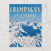 Champagny-en-Vanoise skigebied Briefkaart (Voorkant)