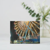 Champaign County Fair 2009 Briefkaart (Staand voorkant)