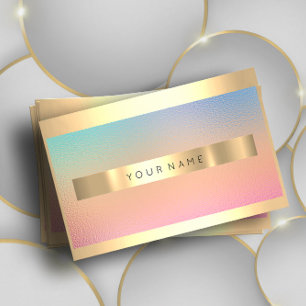 Champaign Gold Lijst Metallic Ombre Luxury VIP Visitekaartje