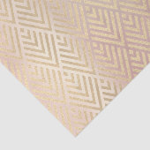 Champaign Gold Metallic Roze Rovron Art Deco Tissuepapier (Detail)