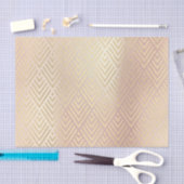 Champaign Gold Metallic Roze Rovron Art Deco Tissuepapier (Craft)