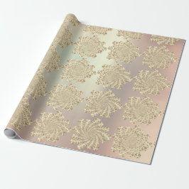 Champaign Gold Swarovski Crystals Spirale Infinity Cadeaupapier