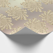 Champaign Gold Swarovski Crystals Spirale Infinity Cadeaupapier (Hoek)