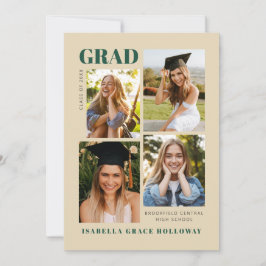 Champaign Grad Announcement With Photos Kaart