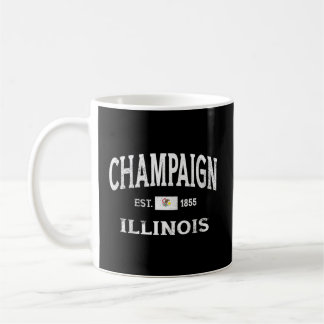 Champaign Illinois Il State Throwback Athletic Koffiemok