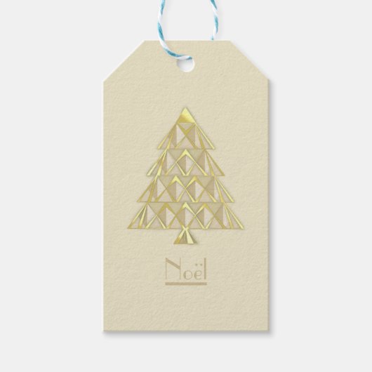 Champaign Joyoux Noel Cadeaulabel (Voorkant)