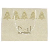 Champaign Joyoux Noel Gift Bag Groot Cadeauzakje (Achterkant)