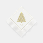 Champaign Joyoux Noel Paper Napkin Servet (Hoek)