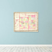 Champaign, provincie Vermln Canvas Afdruk (Insitu (Houten vloer))