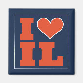 Champaign Urbana (IL) Football Watch Party Koelkas Magneet (Voorkant)