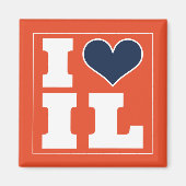 Champaign Urbana (IL) Football Watch Party Koelkas Magneet (Voorkant)