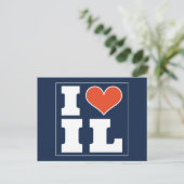 Champaign Urbana (IL) Uitnodiging voor achterklep (Staand voorkant)