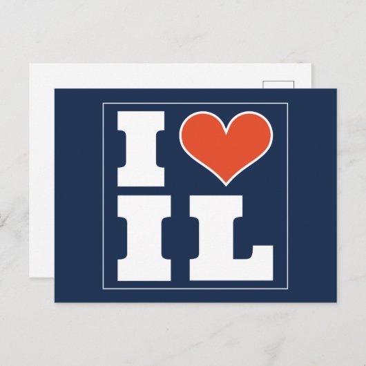 Champaign Urbana (IL) Uitnodiging voor achterklep (Voorkant / Achterkant)