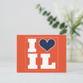 Champaign Urbana (IL) Uitnodiging voor achterklep (Staand voorkant)