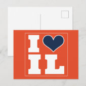 Champaign Urbana (IL) Uitnodiging voor achterklep (Voorkant / Achterkant)