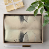 Champaigne Bridal Gold Glitter Dank je ogen Tissuepapier (Geschenk)