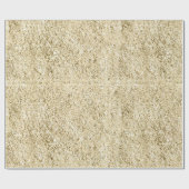 Champaigne Faux Gold Metallic gesmolten Abstract Cadeaupapier (Vlak)