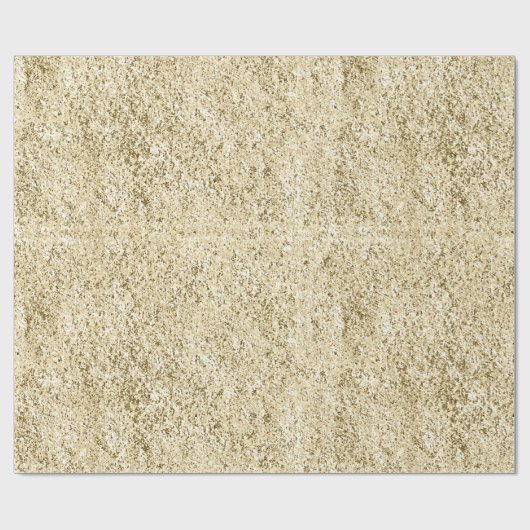 Champaigne Faux Gold Metallic gesmolten Abstract Cadeaupapier (Vlak)