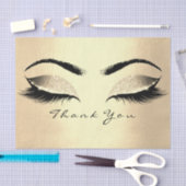 Champaigne Gold Blush Glitter Dank je Oogzijde Tissuepapier (Craft)