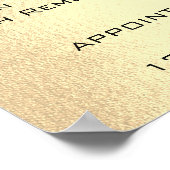 Champaigne Gold Makeup Artist Eyes Lashes Prices Poster (Hoek)