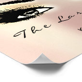 Champaigne Name Makeup Artist Beauty Studio Lashes Poster (Hoek)