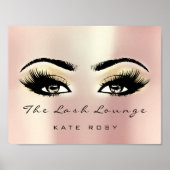 Champaigne Name Makeup Artist Beauty Studio Lashes Poster (Voorkant)