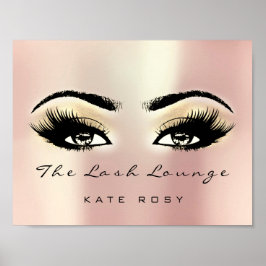 Champaigne Name Makeup Artist Beauty Studio Lashes Poster