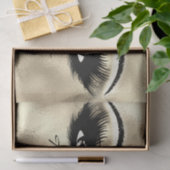 Champaigne Sepia Bruids Glitter Dank Ogen Goud Tissuepapier (Geschenk)