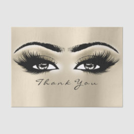 Champaigne Sepia Bruids Glitter Dank Ogen Ivoor Tissuepapier