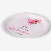 Champange-Vrijgezellenfeest Papieren Bordje (Gekanteld)