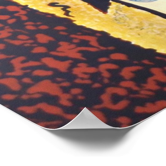 Champéry, Valais, Suisse, Ski Poster (Hoek)