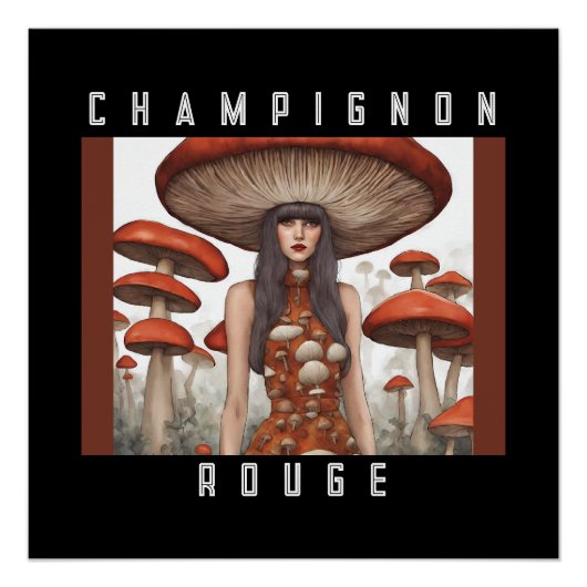 Champignon Rouge Perfect Poster (Voorkant)