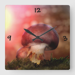 Champignon Vierkante Klok