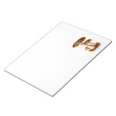 champignonbroeken van de 1800-jarigen: Bruin cham Notitieblok (Schuin)