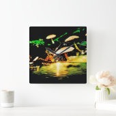 champignonmeer vierkante klok (Huis)