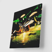 champignonmeer vierkante klok (Hoek)