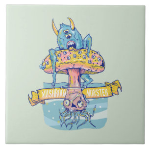 CHAMPIGNONMONSTER TEGELTJE