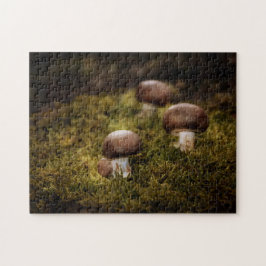 Champignons auf Moos Legpuzzel