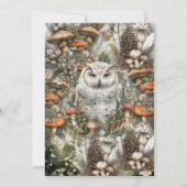 champignons Baby shower Kaart (Achterkant)