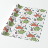 champignons cadeaupapier (Uitgerold)