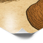  champignons foto afdruk (Hoek)