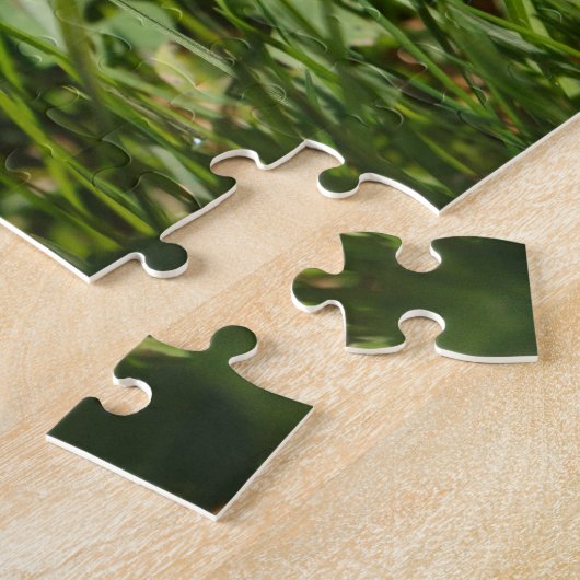 Champignons in een bos legpuzzel (Zijkant)