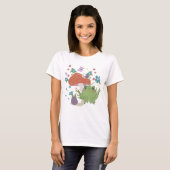 champignons t-shirt (Voorkant volledig)