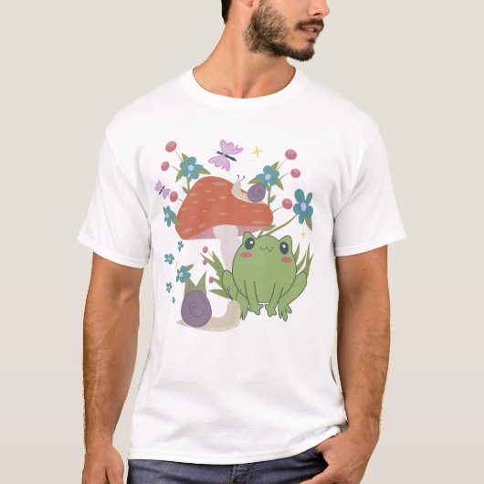 champignons t-shirt (Voorkant)
