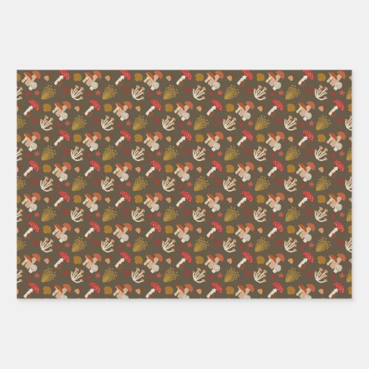 CHAMPIGNONS & TOAD STOELTJES INPAKPAPIER VEL (Voorkant 3)