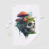 champignonschedelbos golfhanddoek (Insitu)